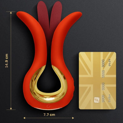 G-VIBE - GVIBE MAXI VIBRATOR Z DVEMA FLEKSIBILNIMA KONICAMA CORAL