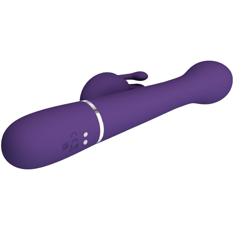 LEPA LJUBEZEN - DEJON RABBIT VIBRATOR 3 V 1 VEČNAMENSKI VIJOLIČNI