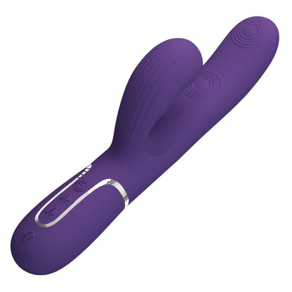 LEPA LJUBEZEN - PERLITA G-TOČKA VIBRATOR 3 V 1 VEČNAMENSKI VIJOLIČNI