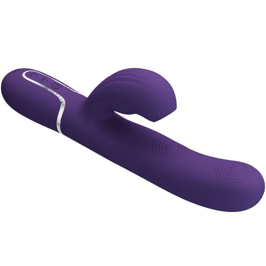 LEPA LJUBEZEN - PERLITA G-TOČKA VIBRATOR 3 V 1 VEČNAMENSKI VIJOLIČNI