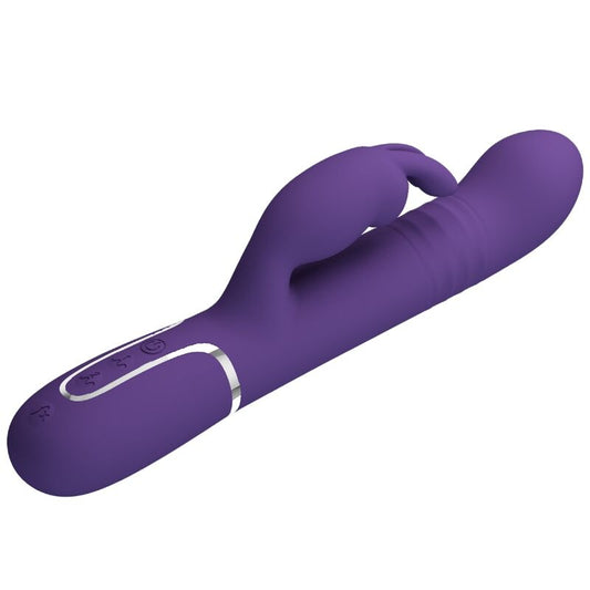 PRETTY LOVE - COALE ZAJČJI VIBRATOR 4 V 1 VIJOLIČNI