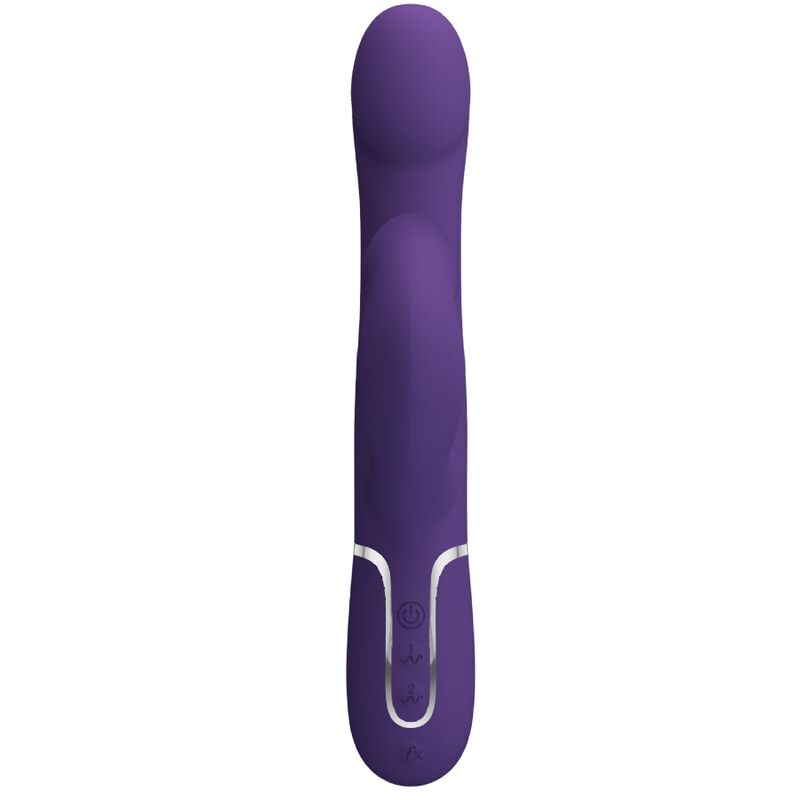 LEPA LJUBEZEN - ZALIN ZAJČEK VIBRATOR BISERI 4 V 1 VIJOLIČNA