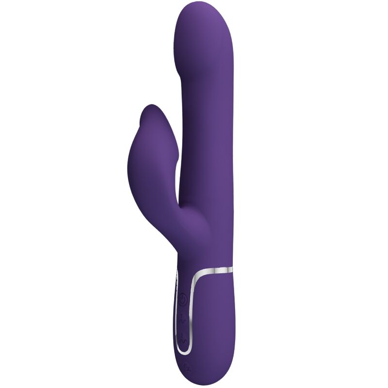 LEPA LJUBEZEN - ZALIN ZAJČEK VIBRATOR BISERI 4 V 1 VIJOLIČNA