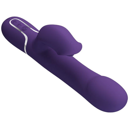 LEPA LJUBEZEN - ZALIN ZAJČEK VIBRATOR BISERI 4 V 1 VIJOLIČNA