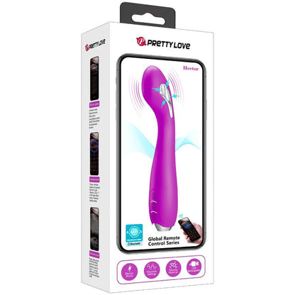 Stimulator G točke z elektrostimulacijo Pretty Love - Hector, roza