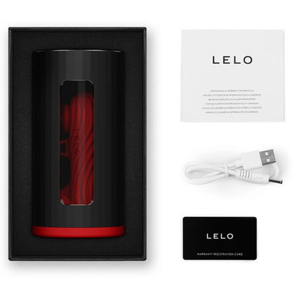 LELO - F1S V3 MOŠKI MASTURBATOR RDEČA
