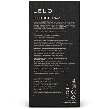 LELO - DOT POTOVALNI STIMULATOR KLITORISA ROZA