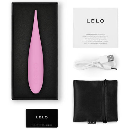 LELO - DOT POTOVALNI STIMULATOR KLITORISA ROZA