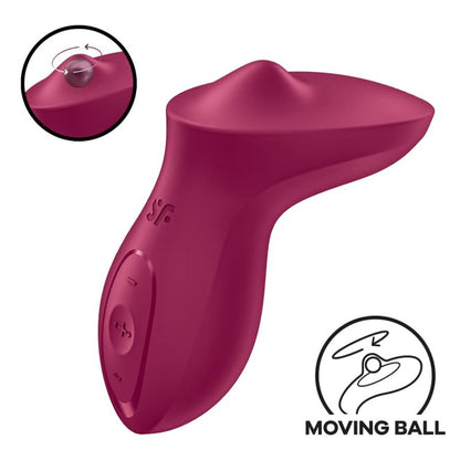 Stimulator klitorisa Satisfyer - Exciterrr, rdeča