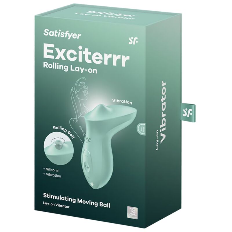 Stimulator klitorisa Satisfyer - Exciterrr, zelena