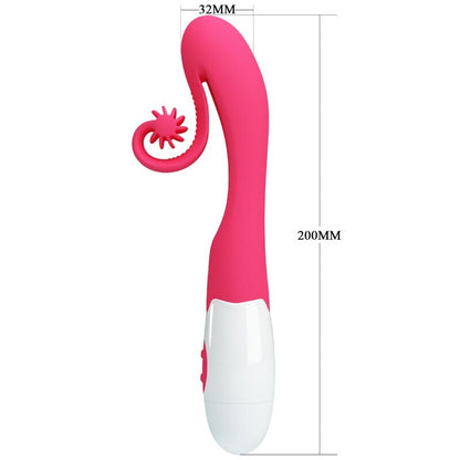 ROMANTIKA - ROZA VIBRATOR IN STIMULATOR 30 HITROSTI