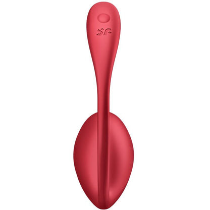 Vibracijski jajček Satisfyer - Shiny Petal, rdeča