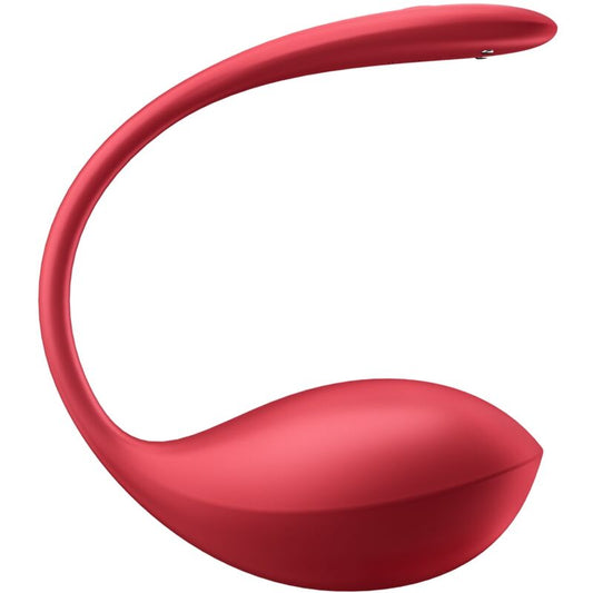 Vibracijski jajček Satisfyer - Shiny Petal, rdeča