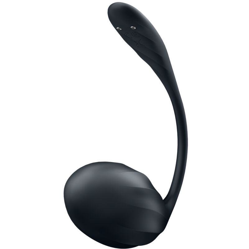 Vibracijski jajček Satisfyer - Ribbed Petal, črna