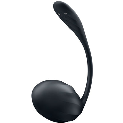 Vibracijski jajček Satisfyer - Ribbed Petal, črna