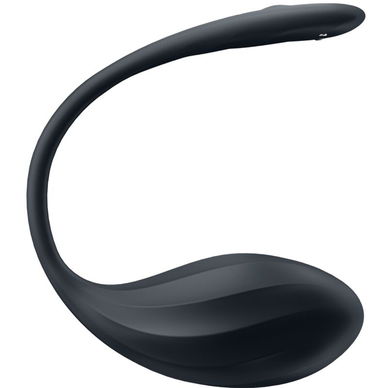 Vibracijski jajček Satisfyer - Ribbed Petal, črna