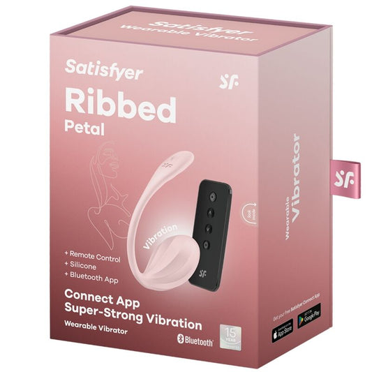 Vibracijski jajček Satisfyer - Ribbed Petal, raza