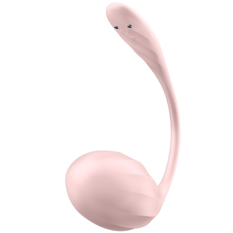 Vibracijski jajček Satisfyer - Ribbed Petal, roza