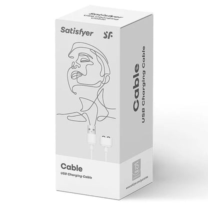 Polnilec za igračke Satisfyer, bela