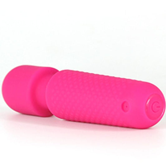 ARMONY - VAŠ ČAROBNI MASAŽNI PRIPOMOČEK IN VIBRATOR ZA POLNJENJE 10 VIBRACIJ PALIČICA S PIKAMI ROZA