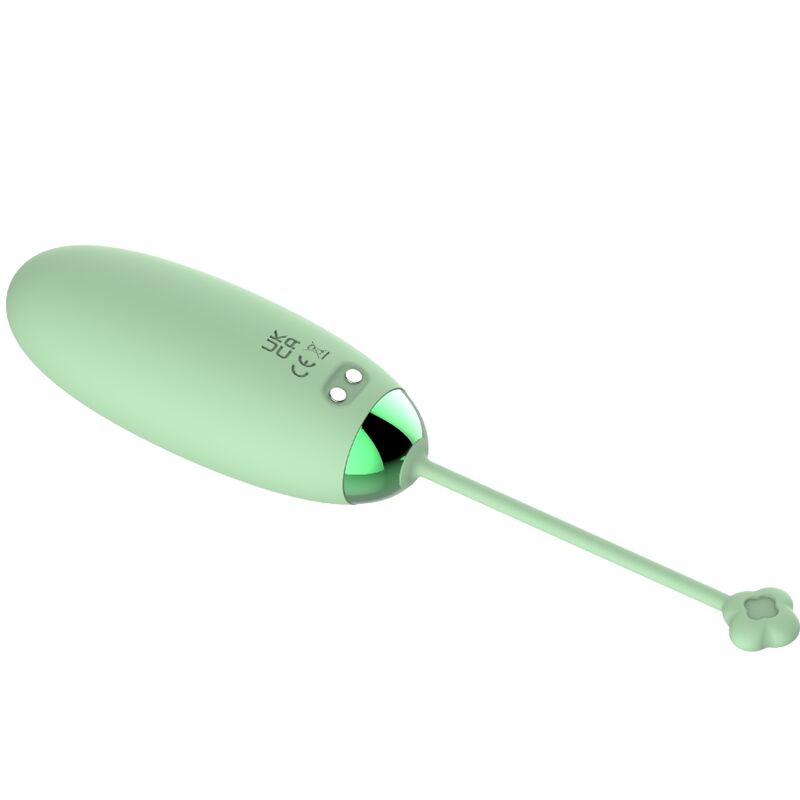 ARMONY - KITTY FUN EGG VIBRATOR DALJINSKI UPRAVLJALNIK 10 VIBRACIJ ZELENA