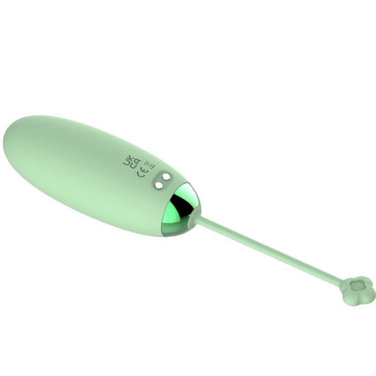 ARMONY - KITTY FUN EGG VIBRATOR DALJINSKI UPRAVLJALNIK 10 VIBRACIJ ZELENA