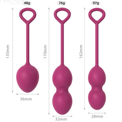 ARMONY - ANABIOSIS VAGINALNI DUMBBELL 3 RAVNI BURGUNDSKA