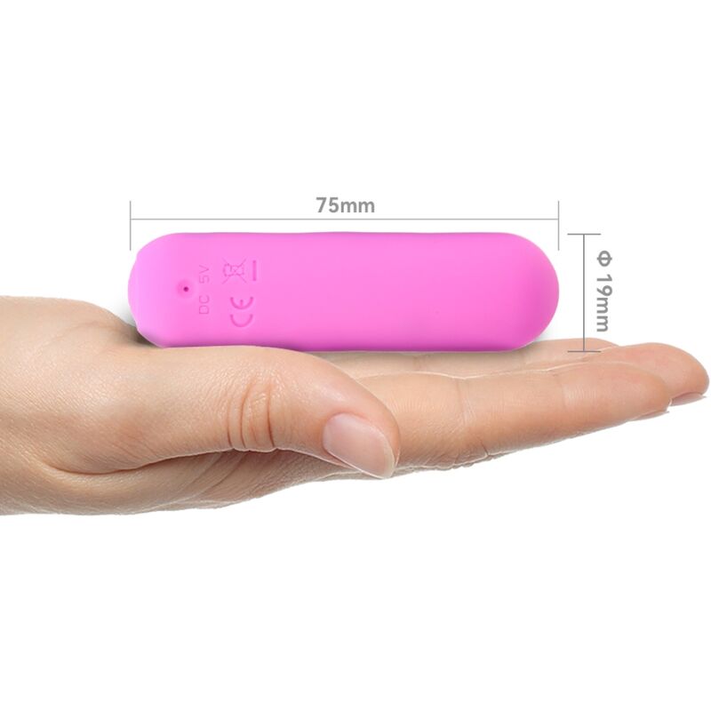Bullet vibrator Splash - Haha, 75 x 19 cm, roza