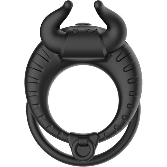 ARMONY - BULL'S PASION RING VIBRATOR 10 HITROSTI ČRNA