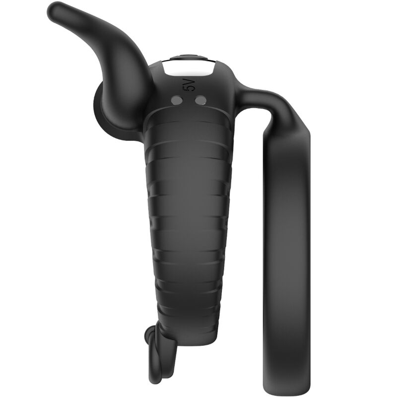 ARMONY - BULL'S PASION RING VIBRATOR 10 HITROSTI ČRNA