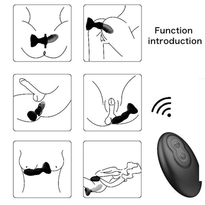 Analni vibrator Extreme A - Bloom, črna