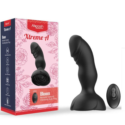Analni vibrator Extreme A - Bloom, črna