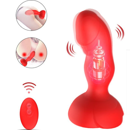 Analni vibrator Extreme A - Bloom, rdeča