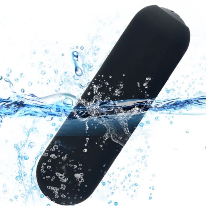 Bullet vibrator z daljincem Splash - Joie, 75 x 19 cm, črna