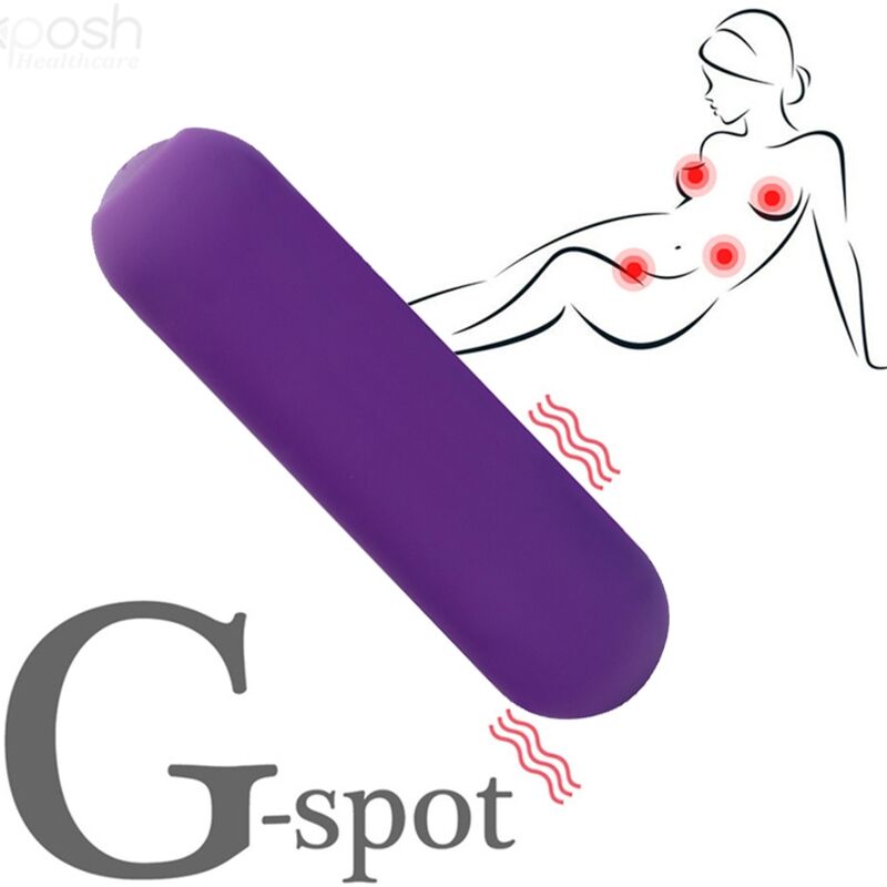 Bullet vibrator z daljincem Splash - Joie, 75 x 19 cm, vijolična