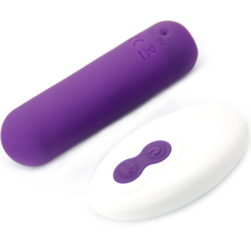 Bullet vibrator z daljincem Splash - Joie, 75 x 19 cm, vijolična