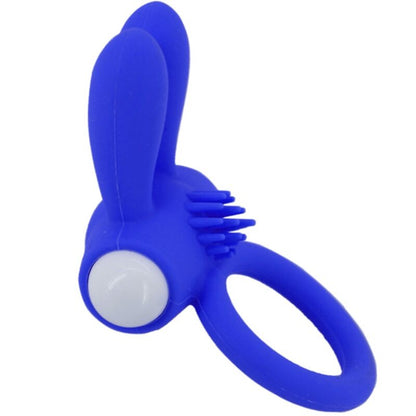 ARMONY - VIBRACIJSKI OBROČEK MR BUNNY SILIKONSKI MODRI