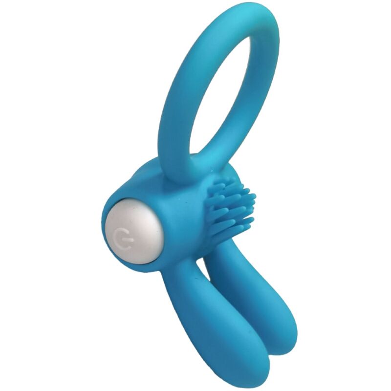 ARMONY - MR BUNNY VIBRACIJSKI OBROČ SILIKONSKI ČRN