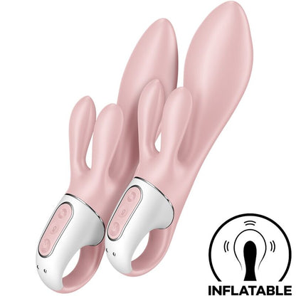 Rabbit vibrator Satisfyer - Air Pump Bunny 3, roza