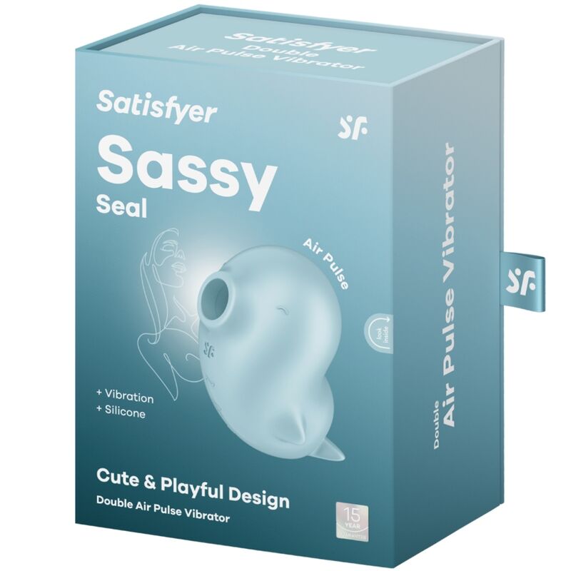 Stimulator klitorisa Satisfyer - Sassy Seal, modra