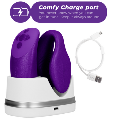 Vibrator za pare We-Vibe Chorus, lila