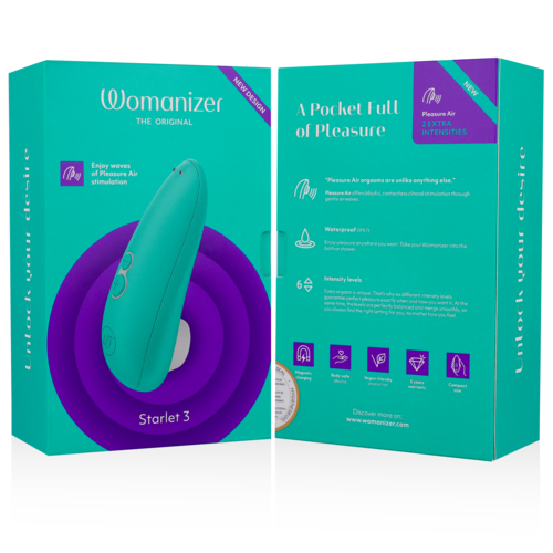 Stimulator klitorisa Womanizer - Starlet 3, zelena
