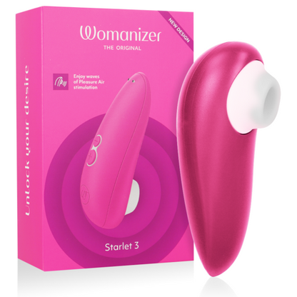 Stimulator klitorisa Womanizer - Starlet 3, neon roza