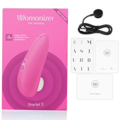 Stimulator klitorisa Womanizer - Starlet 3, neon roza