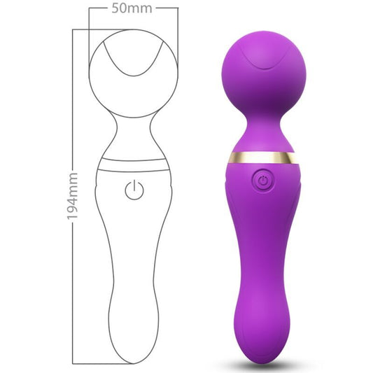 ARMONY - FREEZA MASAŽNA NAPRAVA IN VIBRATOR SUPER PRILAGODLJIVA GLAVA VIJOLIČNA