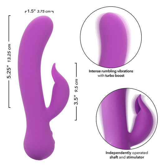 CALEXOTICS - PRVI VIBRATOR PLEASER ZA PONOVNO POLNJENJE VIJOLIČNE BARVE