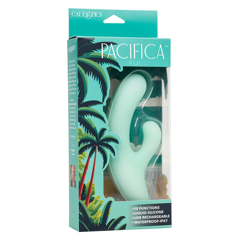 CALEXOTICS - PACIFICA FIJI VIBRATOR & ESTIMULATOR G SPOT 10 VIBRACIJ AQUA