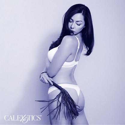 CALEXOTICS - NOCTURNAL FLOGGER LEATHER BLACK