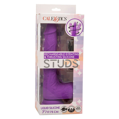 CALEXOTICS - VIBRATOR Z MOŽNOSTJO POLNJENJA IN VRTENJA 10 VIBRACIJ VIJOLIČNA