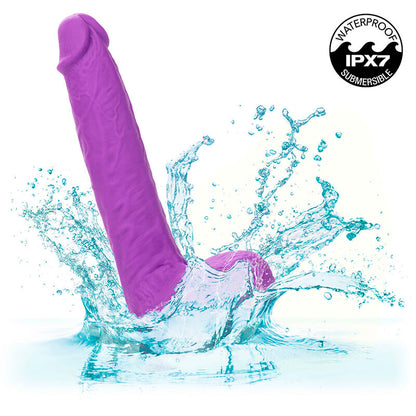 CALEXOTICS - VIBRATOR Z MOŽNOSTJO POLNJENJA IN VRTENJA 10 VIBRACIJ VIJOLIČNA
